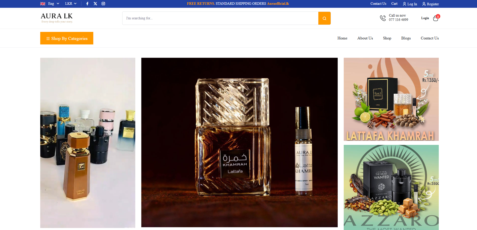 Aura LK Ecommerce Store