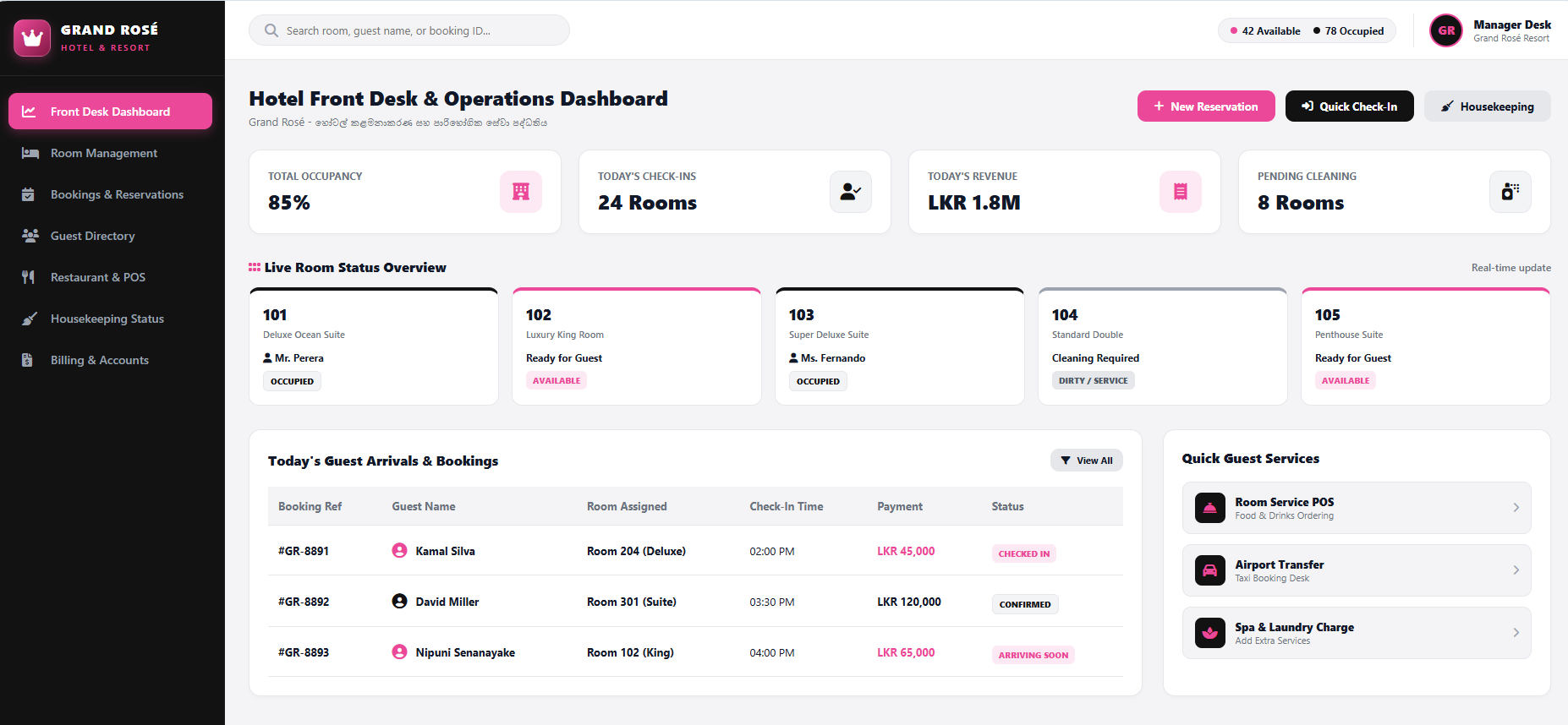 Hotel Management System